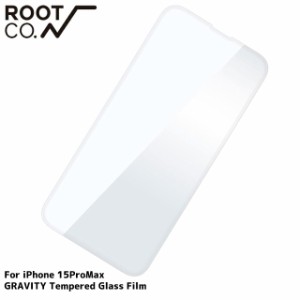 新品 ルートコー ROOT CO. GTG-437380  iPhone 15ProMax GRAVITY Tempered Glass Film ガラスフィルム 液晶保護フィルム CLEAR クリア グ