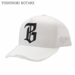 新品 ヨシノリコタケ YOSHINORI KOTAKE x ビームスゴルフ BEAMS GOLF BG LOGO MESH CAP ロゴ メッシュ キャップ トラッカー ヘッドウェア