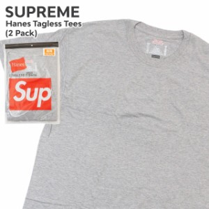 新品 シュプリーム SUPREME x ヘインズ Hanes 24SS Tagless Tees (2Pack) Tシャツ 2枚セット 2024SS ストリート スケート スケーター 半