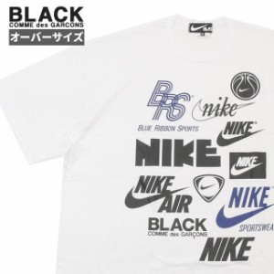 新品 ブラック コムデギャルソン BLACK COMME des GARCONS x ナイキ NIKE BRS OVERSIZE TEE オーバーサイズ ビッグシルエット Tシャツ 半
