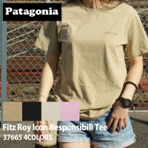 [24SS新作追加] 新品 パタゴニア Patagonia Fitz Roy Icon Responsibili Tee フィッツロイ・アイコン レスポンシビリティー Tシャツ 3766