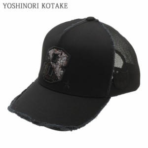 新品 ヨシノリコタケ YOSHINORI KOTAKE 2TONE 8LOGO SPANGLE MESH CAP メッシュ キャップ エンブレム ゴルフキャップ スポーツ ヘッドウ