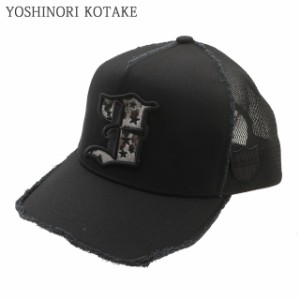 新品 ヨシノリコタケ YOSHINORI KOTAKE LAME 3LOGO MESH CAP メッシュ キャップ エンブレム ゴルフキャップ スポーツ ヘッドウェア