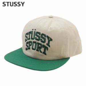 新品 ステューシー STUSSY STUSSY SPORT CAP キャップ スケート ストリート エイトボール ストックロゴ ストゥーシー スチューシー ヘッ