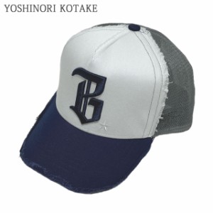 新品 ヨシノリコタケ YOSHINORI KOTAKE x ビームスゴルフ BEAMS GOLF BG LOGO MESH CAP ツイル メッシュ キャップ トラッカー ヘッドウェ