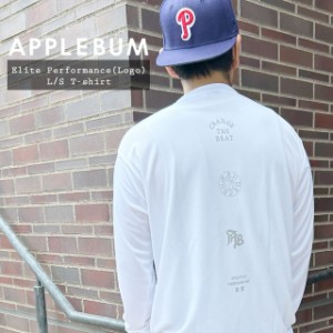 新品 アップルバム APPLEBUM Elite Performance(Logo) L/S T-shirt 長袖Tシャツ ロンティー ロンT WHITE TOPS