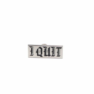 【数量限定特別価格】 新品 OFF WHITE (オフホワイト) x BABYLON LA (バビロン エルエー) I QUIT PIN [ピンバッジ] 239-000159-992