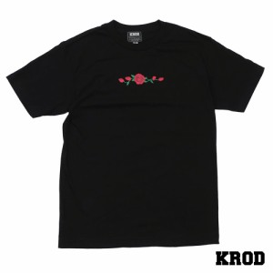 【数量限定特別価格】 新品 KROD (クラウド) ROSE TEE [Tシャツ] BLACK 999-005081-041