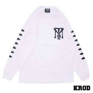 【数量限定特別価格】 新品 KROD (クラウド) TM L/S TEE [長袖Tシャツ] WHITE 999-005453-040(TOPS)