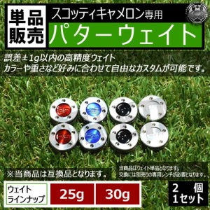 ゴルフ 互換品 スコッティキャメロン専用 パターウェイト 単品 2個セット 4色 25g 30g ブルー レッド ブラック シルバー コンペ 景品 エ