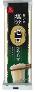 【事業所配送（個人宅不可）】 はくばく 塩分ゼロ ひやむぎ 180ｇx20袋 （1ケース）【無料包装・のし対応可能】 塩分控えめの方に