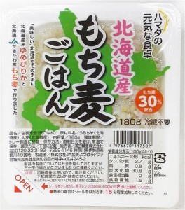 もち麦 ごはん 北海道産ゆめぴりかと北海道産もち麦30% パックご飯 180g×24 (12×2)個入