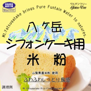 シフォンケーキ用 米粉 （山梨県産米使用） 900g 【簡単上手に出来るレシピ付】 投函便・メール便 送料無料