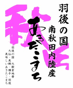 【事業所配送（個人宅不可）】 令和5年産 羽後の国 南秋田内陸産 あきたこまち 10kg 白米 (玄米/無洗米 選べます。）