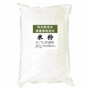 特別栽培米 減農薬 米粉 5kgx1袋 長期保存包装 