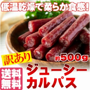 【全国送料無料】たっぷり500g入りで食べ放題☆じゅーしーカルパス　訳あり品　おつまみ　メール便対応