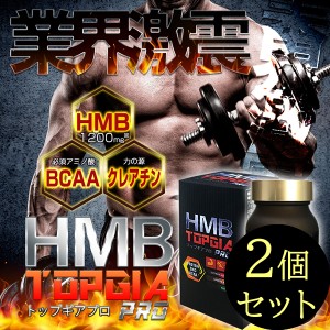 ●送料無料☆男性向け最新筋トレ＆ダイエットサプリ【HMB トップギアプロ ２個セット】materi76P6