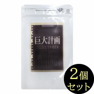 ●送料無料☆増大⇒黄金厳選成分配合最大化メカニズム搭載/メンズサポートサプリ【巨大計画〜プロジェクトＢＩＸ〜 ２個セット】materi75