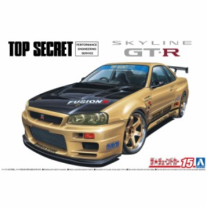 アオシマ ザ☆チューンドカー 1/24 トップシークレット　BNR34 スカイラインGT−R　'02　（ニッサン）