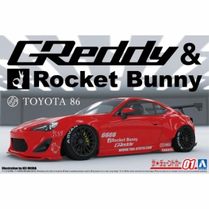 アオシマ ザ☆チューンドカー 1/24 ZN6 TOYOTA 86 '12 GREDDY&ROCKET BUNNY ENKEI Ver. （トヨタ）