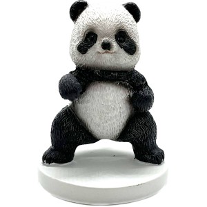 ミニ樹脂カンフーパンダ5 (17292A)　｜フィギュア,人形,panda,ぱんだ,グッズ,背中,仲良しパンダ,置物,中国,中華街,可愛い,チャイナ,樹脂