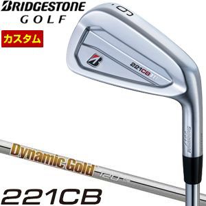 特注カスタムクラブ ブリヂストンゴルフ TOUR B 221CB アイアン ダイナミックゴールド 120 シャフト 5本セット[＃6-PW]