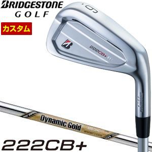 特注カスタムクラブ ブリヂストンゴルフ TOUR B 222CB+ アイアン ダイナミックゴールド EX ツアーイシュー シャフト 5本セット[＃6-PW]