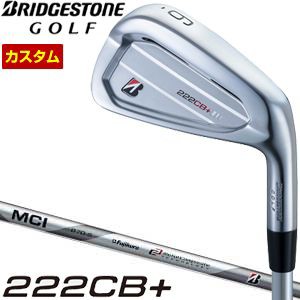 特注カスタムクラブ ブリヂストンゴルフ TOUR B 222CB+ アイアン MCI B70 シャフト 5本セット[＃6-PW]