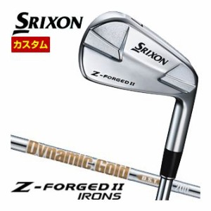 特注カスタムクラブ スリクソン Z-FORGED II アイアン ダイナミックゴールド New Design シャフト 単品[＃3、＃4、＃5、＃6、＃7、＃8、