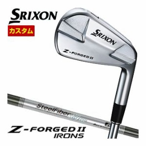 特注カスタムクラブ スリクソン Z-FORGED II アイアン Aerotech Steel Fiber i シャフト 5本セット[＃6-P]