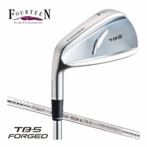 フォーティーン TB-5 Forged 左用 アイアン FS-90i スチールシャフト 単品[＃5]