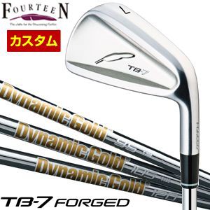 特注カスタムクラブ フォーティーン TB-7 Forged アイアン DG85 / DG95 / DG105 / DG120 シャフト 単品[＃5、＃6、＃7、＃8、＃9、PW]