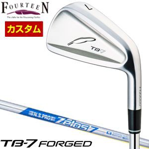 特注カスタムクラブ フォーティーン TB-7 Forged アイアン N.S.PRO ZEROS 7 シャフト 単品[＃5、＃6、＃7、＃8、＃9、PW]