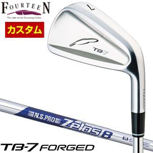 特注カスタムクラブ フォーティーン TB-7 Forged アイアン N.S.PRO ZEROS 8 シャフト 4本セット[＃7-P]