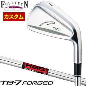 特注カスタムクラブ フォーティーン TB-7 Forged アイアン KBS TOUR FLT シャフト 4本セット[＃7-P]