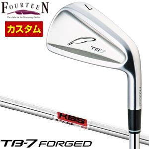 特注カスタムクラブ フォーティーン TB-7 Forged アイアン KBS TOUR S-TAPER シャフト 4本セット[＃7-P]