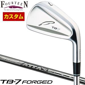 特注カスタムクラブ フォーティーン TB-7 Forged アイアン USTマミヤ アッタス アイアン 40 / 50 / 60 / 80 シャフト 単品[＃5、＃6、＃7