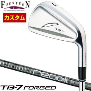 特注カスタムクラブ フォーティーン TB-7 Forged アイアン USTマミヤ アッタス Recoil 95 / 110 シャフト 単品[＃5、＃6、＃7、＃8、＃9