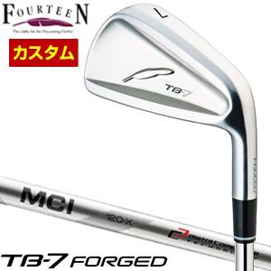 特注カスタムクラブ フォーティーン TB-7 Forged アイアン MCI 50 / 60 / 70 / 80 シャフト 単品[＃5、＃6、＃7、＃8、＃9、PW]