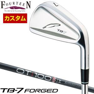 特注カスタムクラブ フォーティーン TB-7 Forged アイアン アイアン 三菱 OT Tour iron シャフト 単品[＃5、＃6、＃7、＃8、＃9、PW]