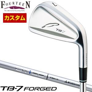 特注カスタムクラブ フォーティーン TB-7 Forged アイアン 三菱 21 OT iron シャフト 4本セット[＃7-P] [21NEWブラックコスメ]