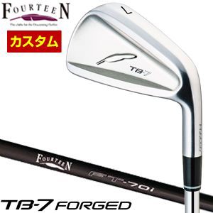 特注カスタムクラブ フォーティーン TB-7 Forged アイアン FT-70i オリジナルカーボン シャフト 単品[＃5、＃6、＃7、＃8、＃9、PW]