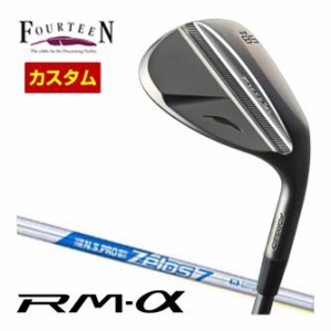 特注カスタムクラブ フォーティーン RM-α ウエッジ ガンブラック仕上げ N.S.PRO ZELOS 7 シャフト