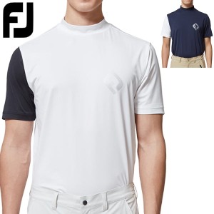 フットジョイ ゴルフウェア メンズ FUEL モックネック 半袖シャツ FJ-S22-S16 2022年春夏モデル M-XL
