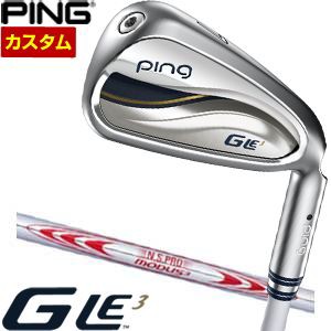 特注カスタムクラブ ピン G Le3 レディース アイアン N.S.PRO MODUS3 TOUR130 シャフト 4本セット[＃7-P]