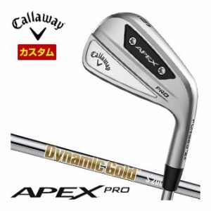 特注カスタムクラブ キャロウェイ APEX PRO アイアン 6本セット[＃5-P] ダイナミックゴールド HT シャフト