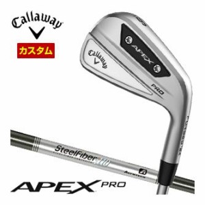 特注カスタムクラブ キャロウェイ APEX PRO アイアン 6本セット[＃5-P] Aerotech Steel Fiber i110cw シャフト