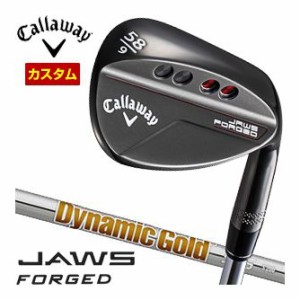 特注カスタムクラブ キャロウェイ JAWS FORGED ウェッジ チャコールブラック Dynamic Gold 95 シャフト