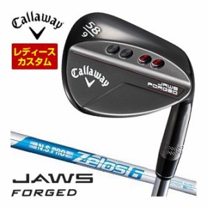 特注カスタムクラブ キャロウェイ JAWS FORGED ウィメンズ ウェッジ チャコールブラック N.S.PRO Zelos6 シャフト