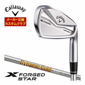 特注カスタムクラブ キャロウェイ X FORGED STAR 24 アイアン 6本セット[＃5-P] ダイナミックゴールド 105 シャフト